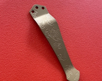 Emerson Knives Replacement TITANIUM COY Pocket Clip Custom Made Emerson Knife Pocket Clip