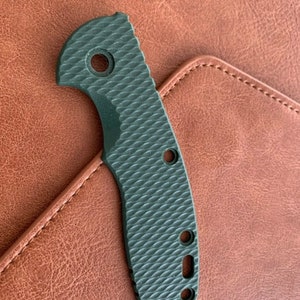 Serve para Hinderer XM-18 3,5” - Escala CUSTOM G-10 / Uma Escala - Verde Oliva