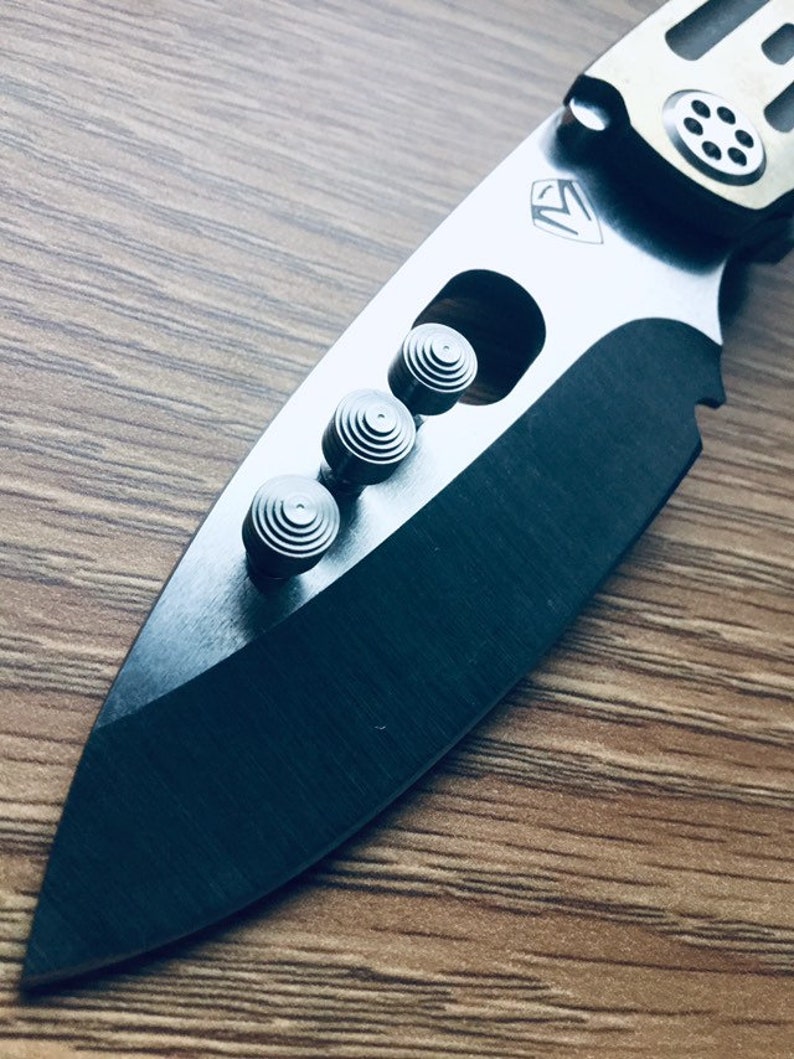 Benchmade Models Aerospace Titanium Thumb Stud Model #3