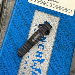 Benchmade Bugout 535 • Deep Carry • TITANIUM TORCHED Short Pocket Clip • More Benchmade Models Listed In Description