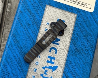 Benchmade Bugout 535, Mini Bugout 533 TITANIUM TORCHED Krótki głęboki klips kieszonkowy • Więcej modeli Benchmade wymienionych w opisie