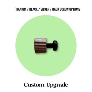 Fits Benchmade Models Jumbo Silver Single GRIND Thumb Stud • Benchmade Models Listed • 1x Thumb Stud Griptilian Freek Crooked River Bedlam