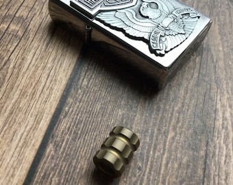 Bronze Titanium Stud Bead • Lanyard Bead • EDC • Small Size