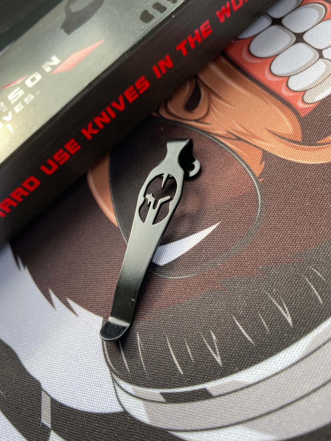 Emerson CQC Models Black Gladiator Titanium Pocket Clip Deep Carry