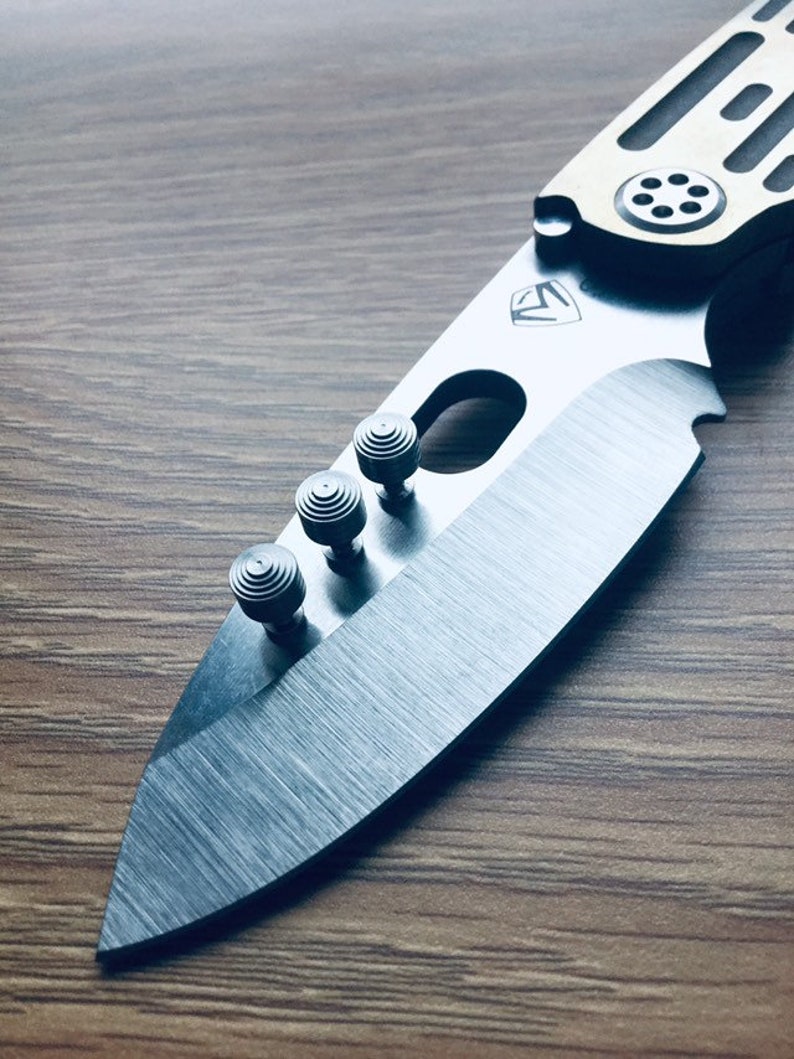 Benchmade Models Aerospace Titanium Thumb Stud Model #3