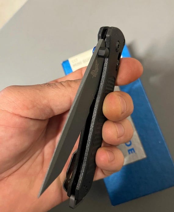 Fits Benchmade 555 940 535 275 Models BLACK HELMET Thumb Fits Benchmade 555 940 535 275 Models BLACK HELMET Thumb