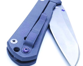 Chris Reeves Large Sebenza Replacement Pocket Clip Screw • Chameleon Purple Titanium • TORX • 1x Screw