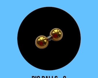 Perno para pulgar Benchmade DOUBLE BIG BALL Pernos para pulgar para cuchillos Benchmade Mejoras personalizadas para cuchillos Modelos Benchmade listados (1x Perno para pulgar) Latón