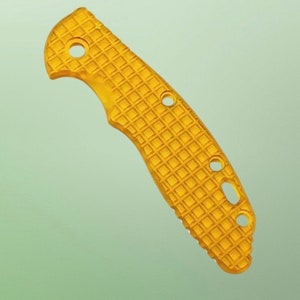 Serve para modelos Hinderer XM-18 de 3,5” - Escala de substituição dourada transparente / 1x escala por pedido