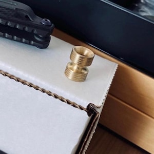 Cordón de latón macizo S-CUT, 1 cordón por pedido, 40 pies por minuto, corte rápido, Hinderer, Benchmade, Spyderco, Emerson, CIVIVI, Chris Reeves, cuchillos WE, cuentas Edc