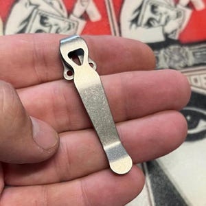 Benchmade Knife Models TITANIUM OX Pocket Clip • Many Benchmade Models Listed Benchmade Pocket Clip Upgrades • 1x Pocket Clip Per Order
