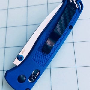Fits Benchmade Mini Budget + 535 Carbon Fiber Pocket Clip Custom Made Benchmade Upgrade Benchmade Lightweight Pocket Clip • 1x Pocket Clip