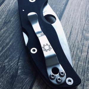 Spyderco Native 5 G-10 Models • TITANIUM TORX Pocket Clip Screws - 3x Pocket Clip Screws Per Order Fits Many Spyderco Models Spyderco Knives