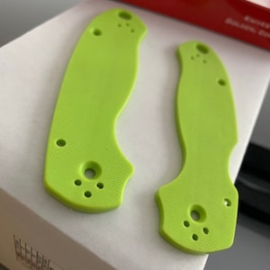 Spyderco Para 3 CUSTOM G-10 CNC Scale / SP3#G10 - One Set - Green
