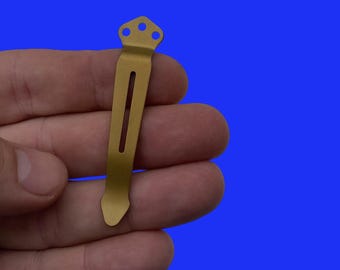 Replacement TITANIUM Pocket Clip Custom Made Emerson Knife Pocket Clip