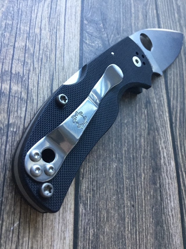 Fits Spyderco Native 5 G10 • Titanium Military Scale Screws