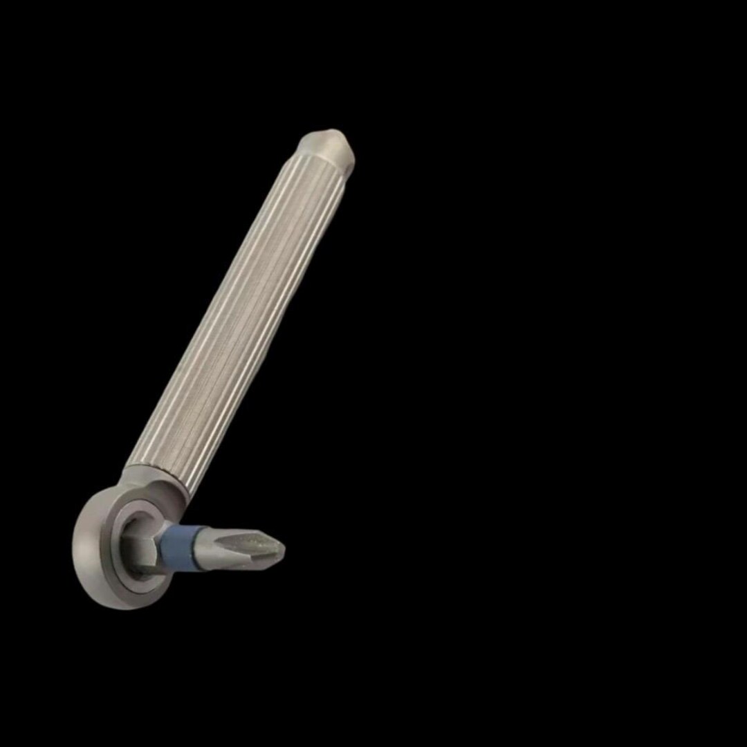 Titanium Manual Bit Driver Tool + Breaker Tip / Keychain Carry ...