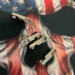 Swivel Connectors • Rotating Keychain • Stainless Steel • 1x Connector • 7mm