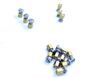 Ontario Rat 1 • BRASS HEXO Thumb Stud • Solid Brass Studs / 1x Thumb Stud Per Order