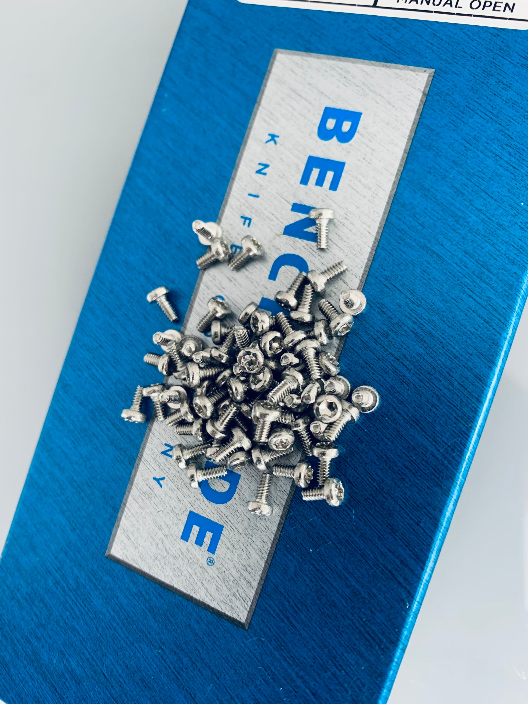 3x Screws Check List Fits Benchmade Bugout Models • BIG-HEAD TORX Pocket Clip Screws