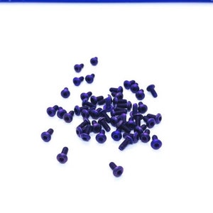 Modèles de couteaux Benchmade VIOLET Clips de fixation en titane pour poche, vis en titane pour couteaux Benchmade, mise à niveau des pièces de nombreuses pièces Benchmade • 3 vis de remplacement par commande