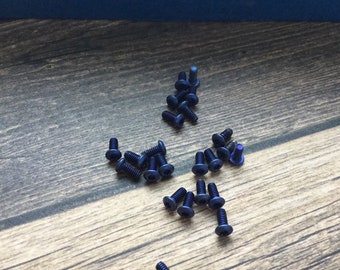 Benchmade Models BLUE Titanium Pocket Clip Screws Benchmade Knives Mini Osborne Mini Griptilian Mini Freek • 3x Replacement Screws Per Order