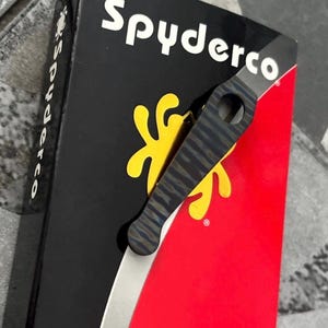 Compatível com Spyderco Techno 2 Para 3 Lightweight Mantra 2/3 • Clipe de bolso de titânio anodizado • 1x Clipe de bolso Modelos Spyderco listados na descrição