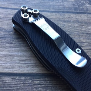 Fits Spyderco Tenacious + Ambitious + Resilience + Persistence • BIG BOY Pocket Clip Screws • 3x Pocket Screws Spyderco Custom Clip Screws