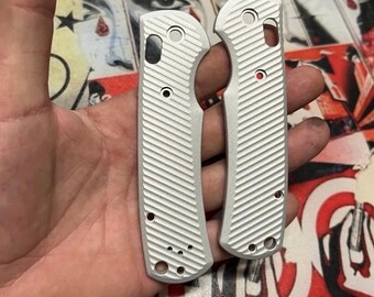 Past op Benchmade Griptilian CUSTOM METALEN offsetweegschalen - één set per bestelling - Benchmade mesupgradeweegschalen Griptilian-hardware