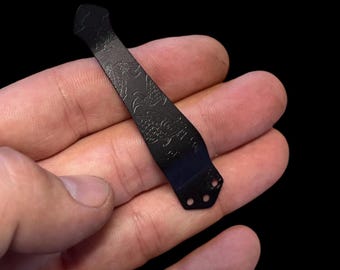 Emerson Knives Replacement TITANIUM COY Pocket Clip Custom Made Emerson Knife Pocket Clip