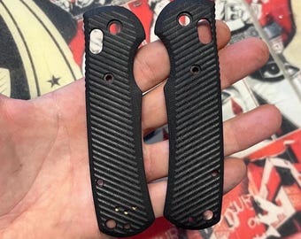 Past op Benchmade Griptilian CUSTOM G-10-offsetweegschalen - één set per bestelling - Benchmade-mesupgradeweegschalen Griptilian-hardware