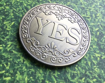 YES / No Coin • Solid Iron