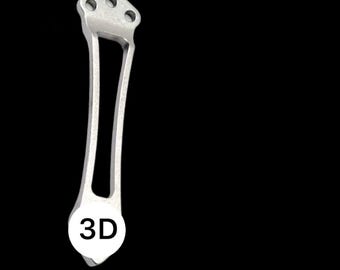 Pocketclip Benchmade-modellen TITANIUM MILL-CUT 3D-pocketclip Veel Benchmade-modellen vermeld Benchmade-upgrades van pocketclip