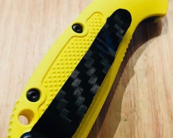 Fits Benchmade Knife Models • Carbon Fiber Pocket Clip • Custom Made Benchmade Upgrade Benchmade Lightweight Pocket Clip • 1x Pocket Clip