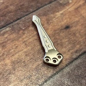 Fits Benchmade Osborne TITANIUM Short 3D Pocket Clip Many Benchmade Models Listed Benchmade Pocket Clip Upgrades 1x Pocket Clip Matte Silver