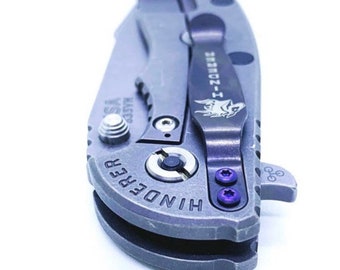 Fits Rick XM-18 + XM-24 Models • Purple  Torx Pocket Clip Screws • Grade 5 Titanium • EDCTrading Exclusive • 2x Screws