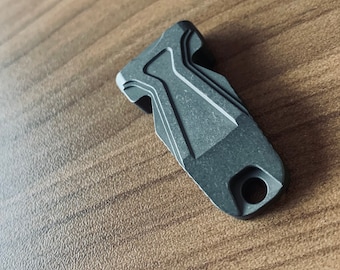 Made To Order * Titanium Whistle #2 / High Frequency / Survival / Custom Made EDC