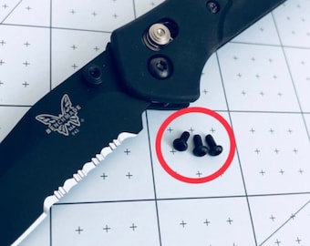 Benchmade Knife Models BLACK TORX Pocket Clip Screws Benchmade Knives Upgrade Benchmade Models Listed (3x Screws Per Order)