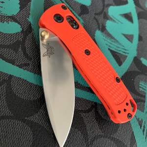 Benchmade Grizzly Creek Models • Brass Ball / Black Back Thumb Stud - 1x Thumb Stud