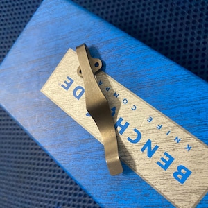 Benchmade 580 530 555 940 941 535 551 • RAW Titanium Pocket Clip • Custom Made Benchmade Upgrade Benchmade Pocket Clip • 1x RAW Pocket Clip