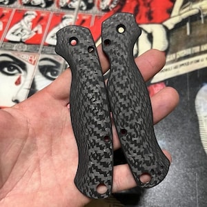 Fits Spyderco Paramilitary 2 CUSTOM Carbon Fiber Scale Set - One Set
