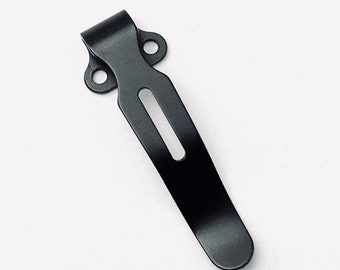 Replacement Clip For ProTech TR-1 Series Models • Deep Carry • Short Pocket Clip • Black Coat 1x Clip / EDC Upgrades Hardware
