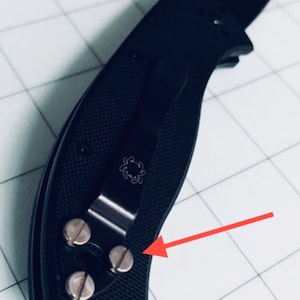 Spyderco Tenacious + Ambitious + Resilience + Persistence • TITANIUM Cheese Pocket Clip Screws 3x Pocket Screws Spyderco Custom Clip Screws