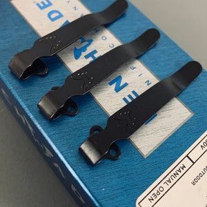 Fits Benchmade Knife Models Replacement Deep Carry Pocket Clip Black Coated Many Models Listed Benchmade Upgrades • 1x Pocket Clip Per Order