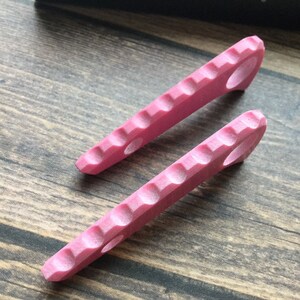 Fits Spyderco Paramilitary 2 • G-10 Backspacer • Custom Made • Pink