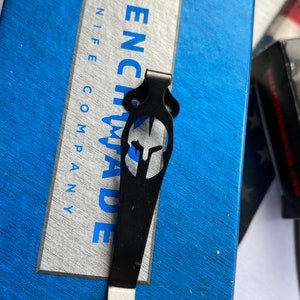 Benchmade Knives TITANIUM Deep Carry Pocket Clip Black GLADIATOR - 1x Pocket Clip - Check List For Benchmade Models Benchmade Pocket Clip