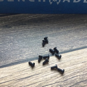 Benchmade Knife Models BLACK Titanium Pocket Clip Screws Benchmade Knives Upgrade Parts Many Benchmade • 3x Replacement Screws Per Order