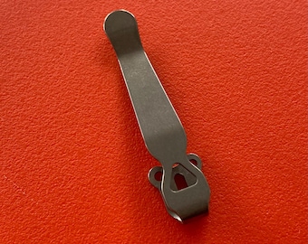 Replacement TITANIUM Pocket Clip Custom Made Emerson Knife Pocket Clip