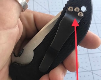 Fits Emerson Patriot Models - Titanium Pocket Clip Screws - 3x Screws