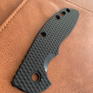 Serve para Hinderer XM-18 3,5” - Escala CUSTOM G-10 / Uma Escala - Preto
